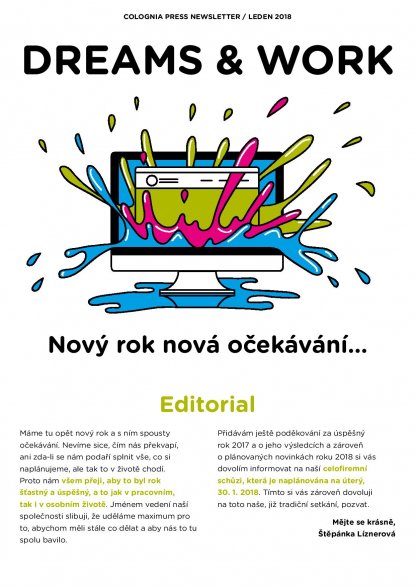 Lednový newsletter Dreams & Work je tu