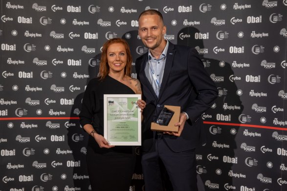 We won the prestigious Czech packaging award