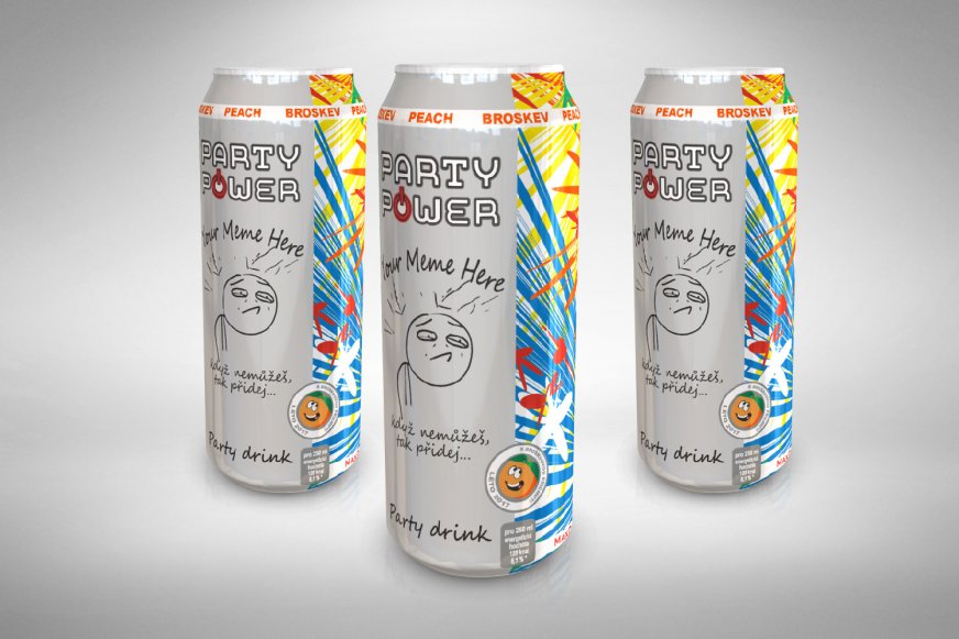 You won't find two identical MEME images on any of their 20,000 cans of energy drinks